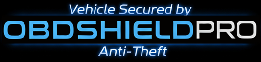 STICKER "Vehicle Secured by OBD SHIELD PRO Anti-Theft"