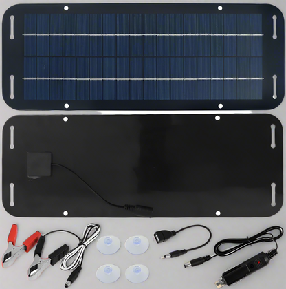 Solar Trickle Charger 12V Kit IP65 Waterproof