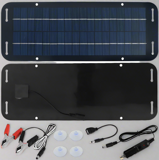 Solar Trickle Charger 12V Kit IP65 Waterproof