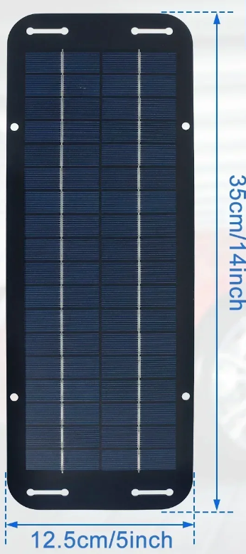 Solar Trickle Charger 12V Kit IP65 Waterproof